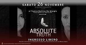 Absolute truth al teatro quirino de giorgio di vigonza